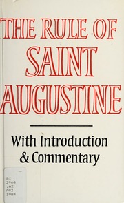 Cover of edition ruleofsaintaugus0000augu_i5v1