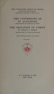 Cover of: Harvard Classics 7 Confessions of St. Augustine, Imitation of Christ