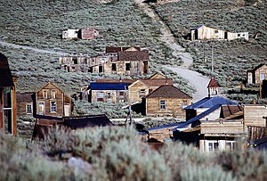 USA Kalifornien Geisterstadt Bodie, Foto von 1987.jpg