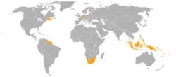 Localização de Holanda Países Baixos