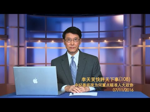 李天笑：中紀委巡視為何重點瞄準人大政協（視頻）