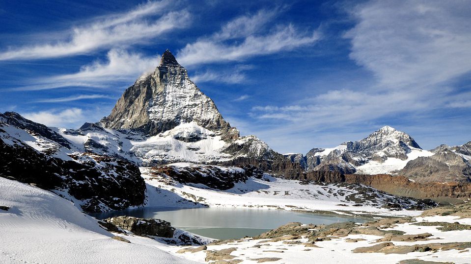 瑞士雪山