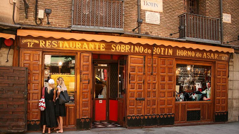 西班牙古老餐厅Sobrino de Botin