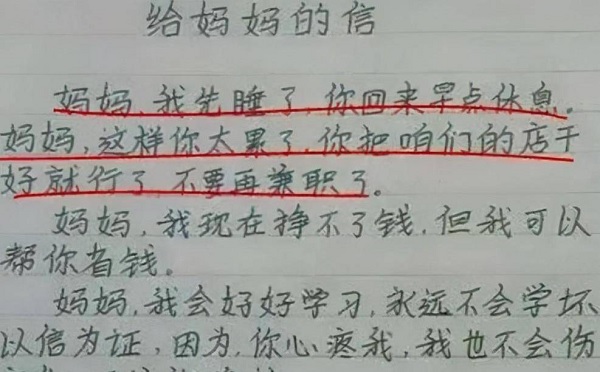 爆红网络的小学生作文（网络图片）