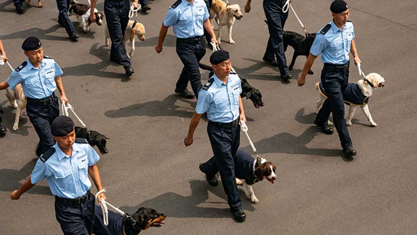 港府强推国安法之后，香港新闻自由与言论自由环境持续恶化。 （图片：Anthony Kwan/Getty Images)