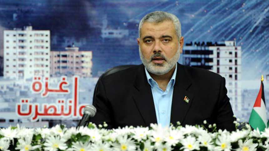 7月31日，哈马斯政治领袖哈尼亚（Ismail Haniyeh）遇刺 （图片：PPO via Getty Images)