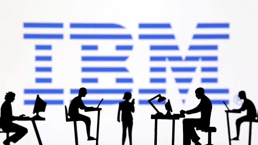 IBM 已决定关闭其在中国的业务 （图片： REUTERS/Dado Ruvic/Illustration/File Photo）