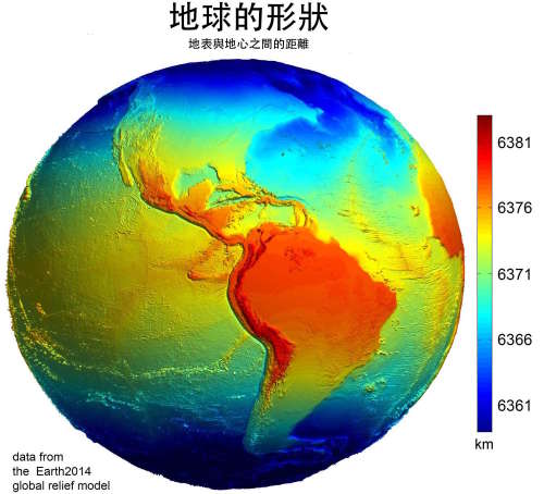 地表與地心的距離