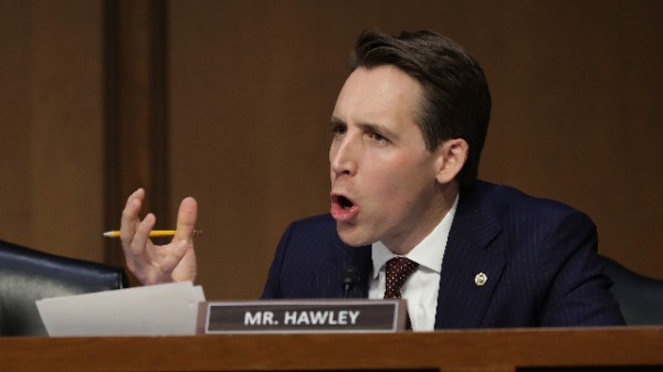 密苏里州共和党籍参议员霍利（Josh Hawley）（图片来源：Chip Somodevilla/Getty Images）