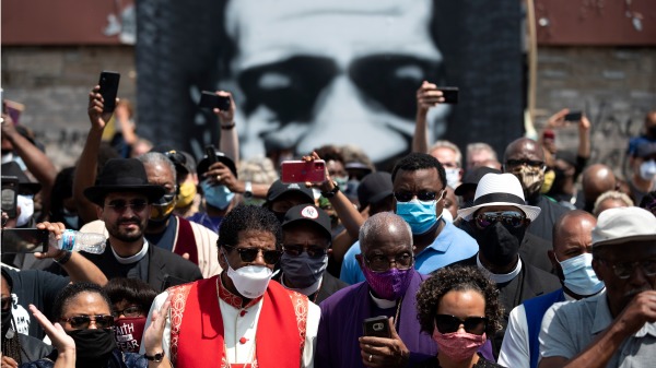 BLM運動已被別有用心的政客劫持。（圖片來源：Stephen Maturen/Getty Images）