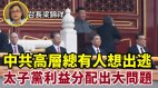 中共高层中总有人想出逃太子党利益分配出现大问题(视频)