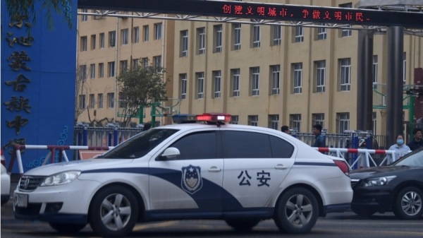 中国警车示意图