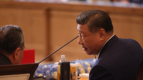 三中全会15日在北京召开。习近平就《中共中央关于进一步全面深化改革、推进中国式现代化的决定（讨论稿）》向全会作了说明。图为2024年7月4日，习近平在上海合作组织会议上。（图片来源：Getty Images）