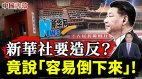 新华社要造反接连和习近平大唱反调竟说“容易倒下来”(视频)