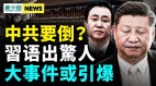 中南海有大事发生习近平也没招了中共或全面崩溃(视频)