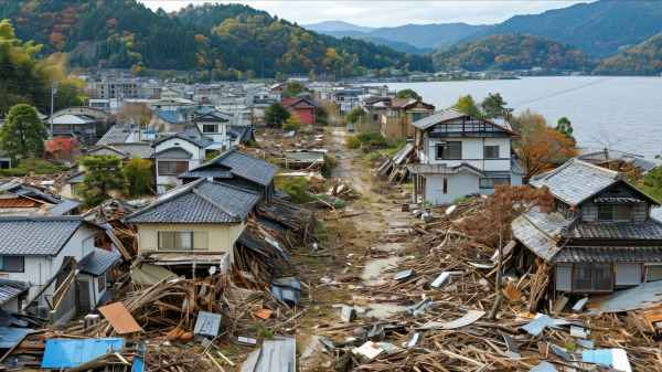 日本  地震(16:9)