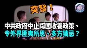 【謝田時間】中共沒給出理由終止跨國收養政策為何(視頻)