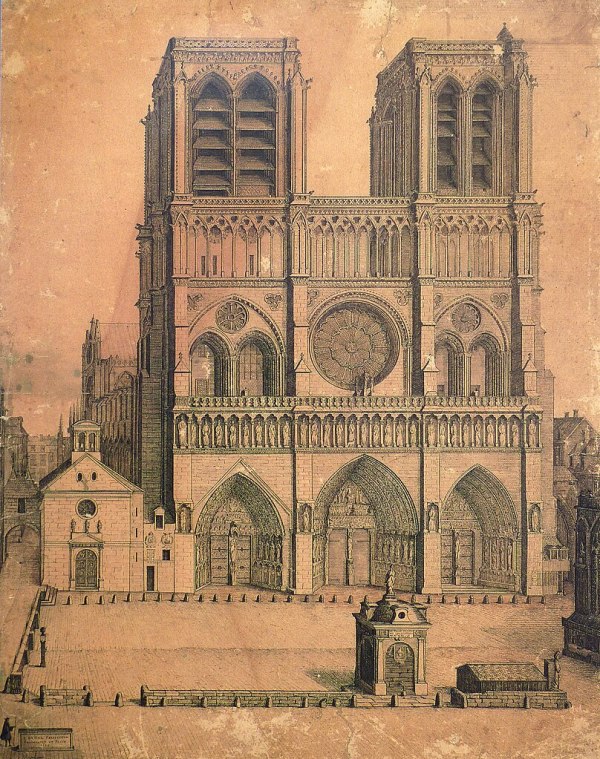 The Notre-Dame Cathedral in 1699