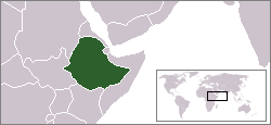 Etiopia - Localizzazione