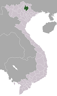 Location of Bắc Kạn Province