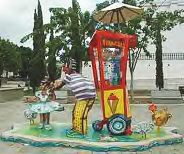 Monumento al Piragüero in Coamo, Puerto Rico