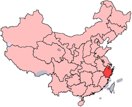 Zhejiang makapasala ya kening mapa