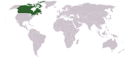 Canada - Localizzazione