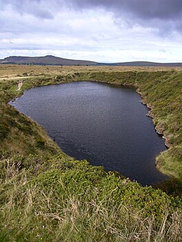 An picture of Crazywell Pool on southern Dartmoor