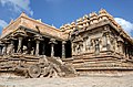 Stone chariot mandapam at Airavatesvara Temple in Darasuram