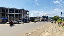 Street view of Fort portal city in Western Uganda