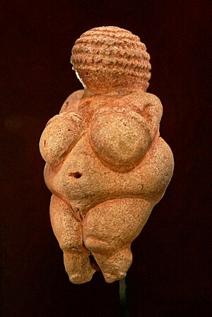 Venuso de Willendorf, proksimume 25,000 a.K., Aŭstrio