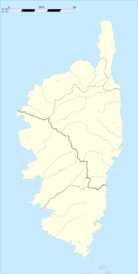 Castiglione is located in Corsica