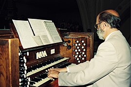 Casavant organ, organ loft, parish church