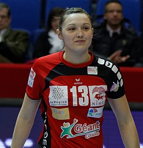 Blandine Dancette lors de la finale de la coupe de la ligue 2013