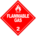 Flammable gas