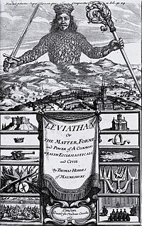 Obálka knihy "Leviathan", 1651