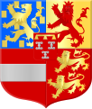 Arms of the lords of Zuylestein, natural son of Frederick Henry, Prince of Orange and his descendants the earls of Rochford in England[58]