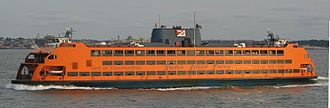 MV "Samuel I. Newhouse" crosses the Upper New York Bay