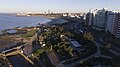 Playa del Buceo, desde Malvín, Montevideo, Uruguay