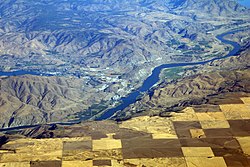 Chelan Falls from above