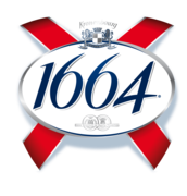 Logo oficial da marca 1664.