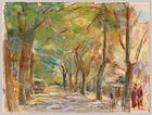 Max Liebermann, Colomierstrasse in Wannsee, 1922