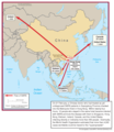 Spread of SARS from the Metropole Hotel in Hong Kong as of March 28, 2003