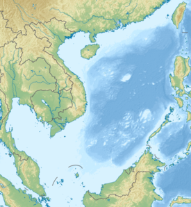 Langhuajiao ubicada en Mar de la China Meridional