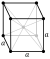 Body-centered cubic crystal structure for Dubnium