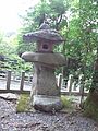 日本愛宕神社的野面燈籠