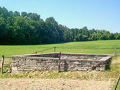 Lavoir ouvert.