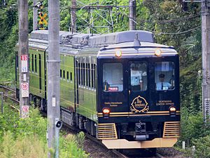 16200系電車「青の交響曲」 （吉野神宮駅 - 吉野駅間）