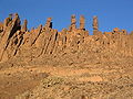 Formazioni rocciose a torre