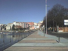 Passeggiata accanto al mare di Pontevedra